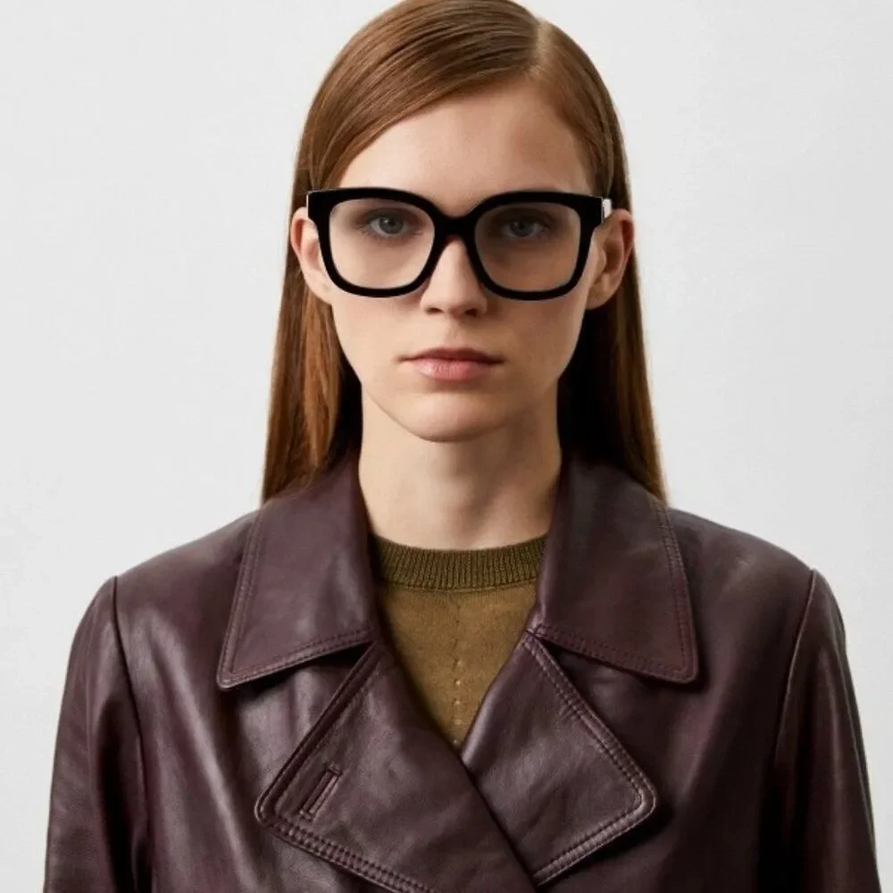 Gucci Women Eyeglasses Black Square GG1258O 004 BRAND NEW